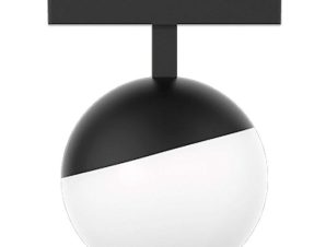 Φωτιστικό Κρεμαστό Μαγνητικής Ράγας Ultra-Thin T05305-BL Φ10x16cm Led 420lm 6W Black-White Inlight