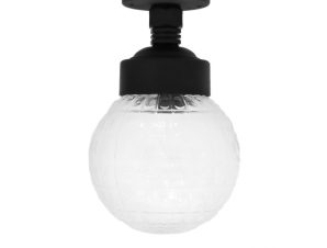 Φωτιστικό Οροφής Μονόφωτο Heronia Anaxos 11-0264 Black
