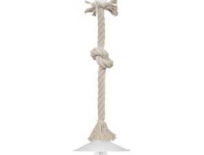 Φωτιστικό Οροφής Μονόφωτο Heronia Macrame 31-1078 Rope/White