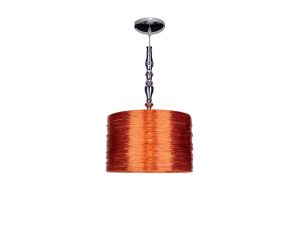 Φωτιστικό Οροφής Μονόφωτο Homelighting Acrilic Fan 77-1795 Orange